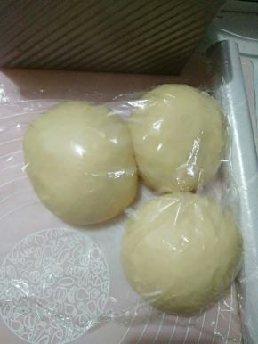 一定要盖保鲜膜，这是静置好的状态