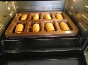 放入烤箱，进行二次发酵。时间大约40-50分钟。