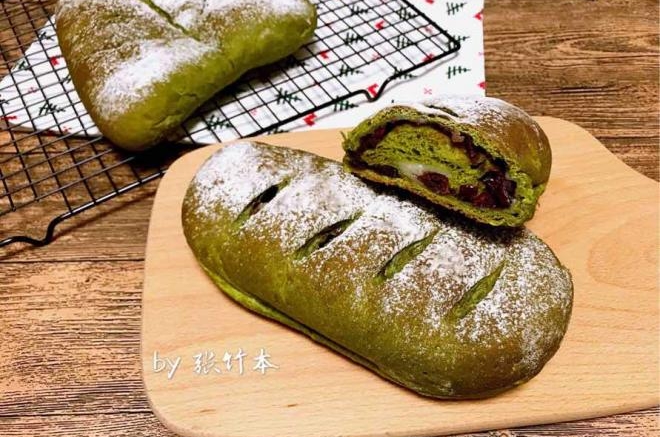 抹茶麻薯软欧