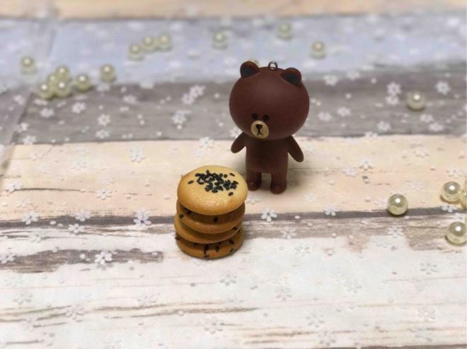 焦糖味黑芝麻薄脆饼