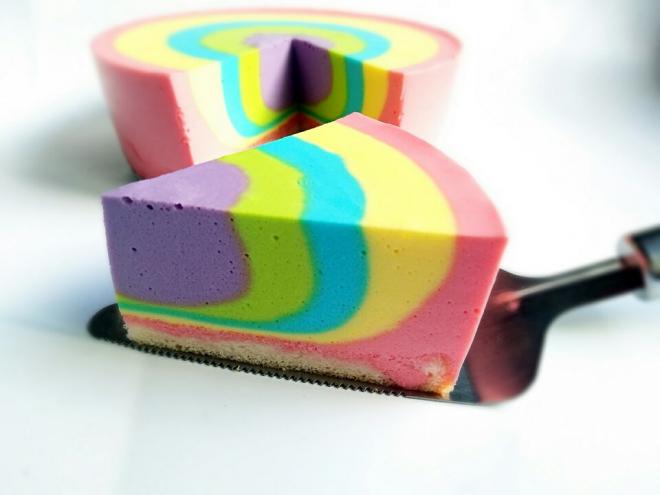 Fluff彩虹酸奶慕斯蛋糕