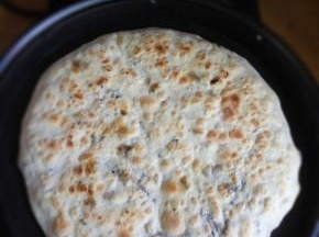 香砰砰的麦饼做好了,色香味俱全。
