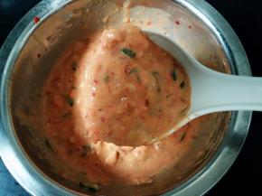 6.面糊不能太稀了