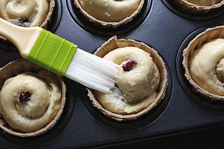 发酵好，表面刷牛奶液