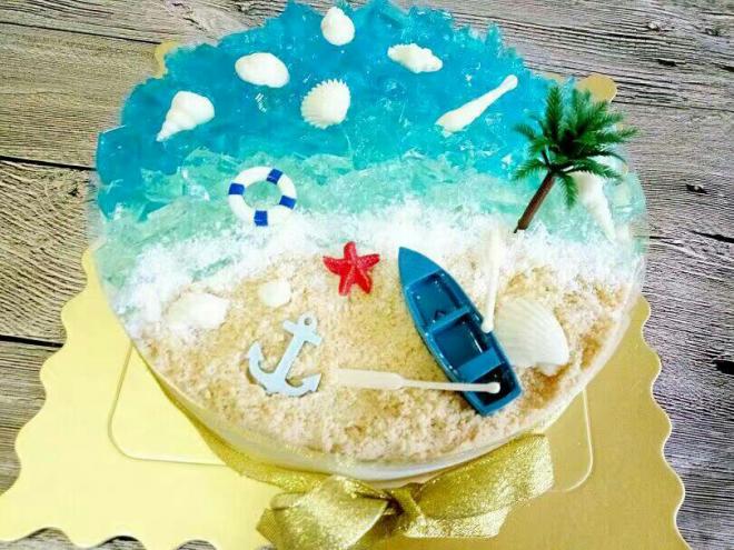 海洋酸奶慕斯蛋糕