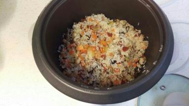 倒入电饭锅中。