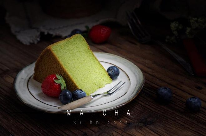 抹茶戚风蛋糕