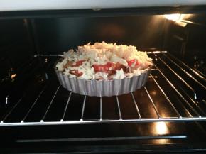 6.入预热好的烤箱中200度15分钟