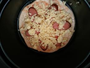 13.再撒上一层马苏里拉芝士