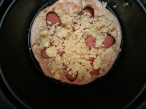 13.再撒上一层马苏里拉芝士