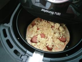 14.放入预热好的空气炸锅内200度15分钟 中途记得取出来盖上锡纸