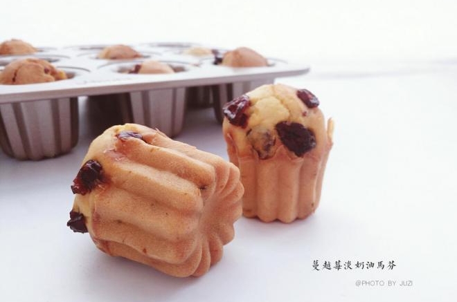 蔓越莓淡奶油马芬