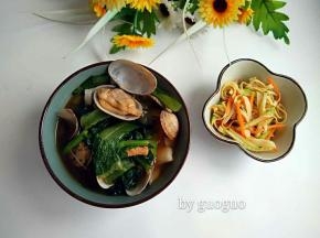 再配上一碟小咸菜