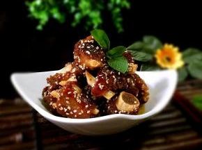 酸酸甜甜，还有芝麻的浓香...