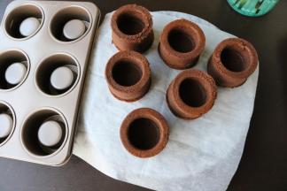 烤好后，取出，倒扣即可脱模