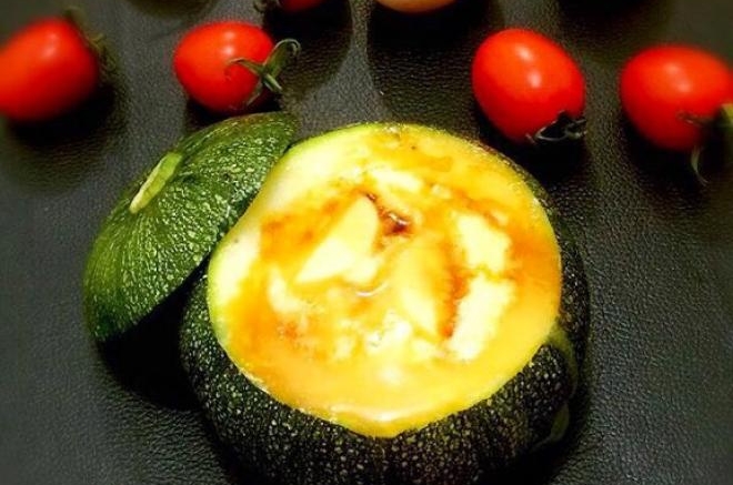小南瓜酿日本豆腐鸡蛋