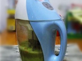 听到“嘀”声后豌豆米糊已经做好；