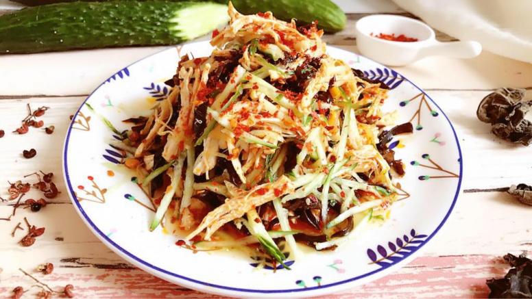 夏日凉拌菜 凉拌麻辣鸡丝 