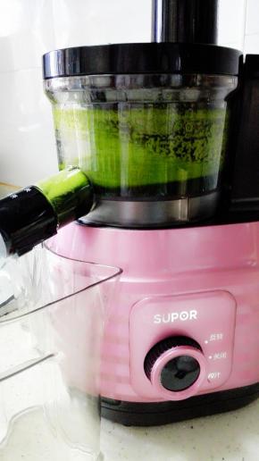 用原汁机榨菠菜汁