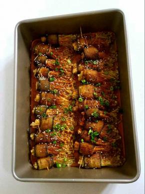 烤好后撒上适量的葱花即可享受美味啦！