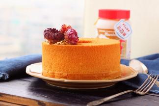 因为棉花糖的原因，戚风组织很细腻