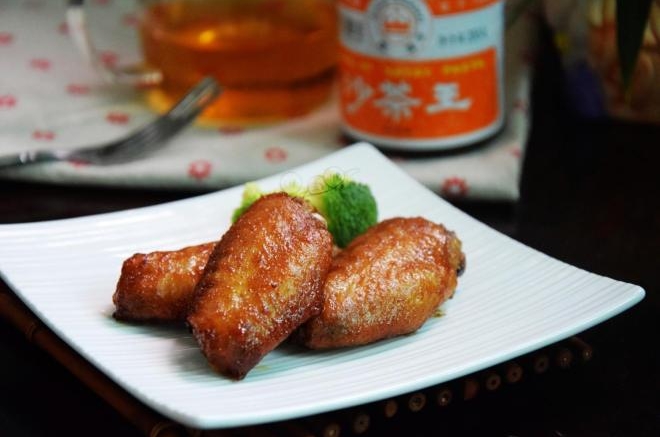 沙茶酱烤鸡翅