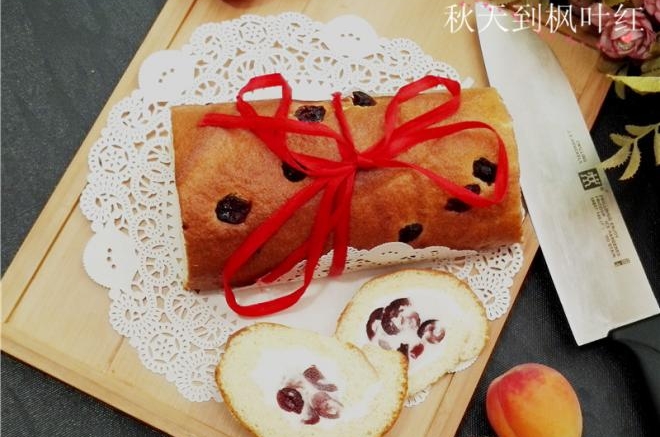 蔓越莓奶冻蛋糕
