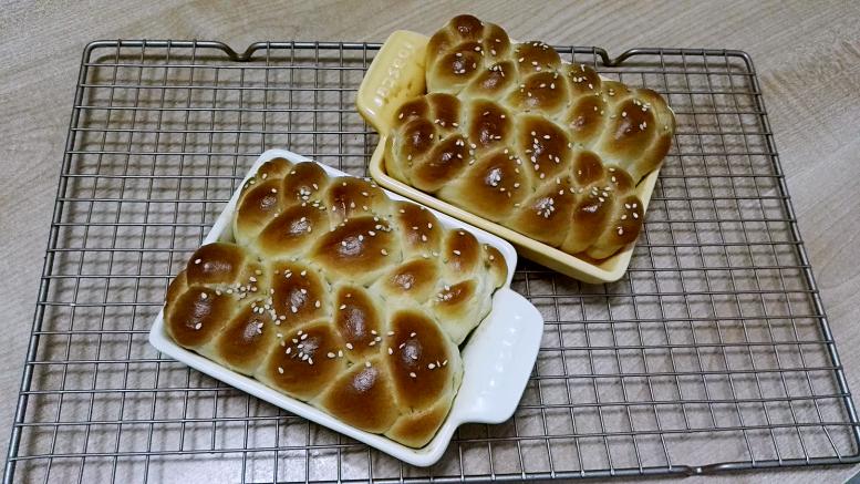 辫子面包（一次发酵法）