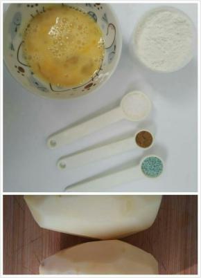 土豆洗净去皮，切丝备用