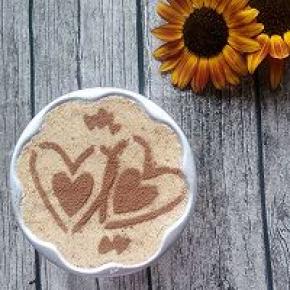 取出后用乐乐粉装饰