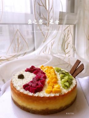 小鱼芝士蛋糕就做好了。