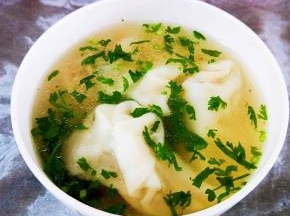 放入香菜就可以吃了