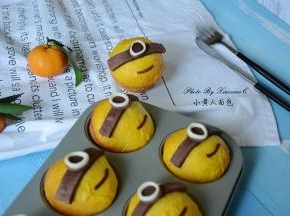 萌萌哒小黄人面包。
