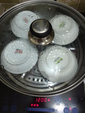 8. 中火蒸12分钟即可，看份量多少，时间适当调整