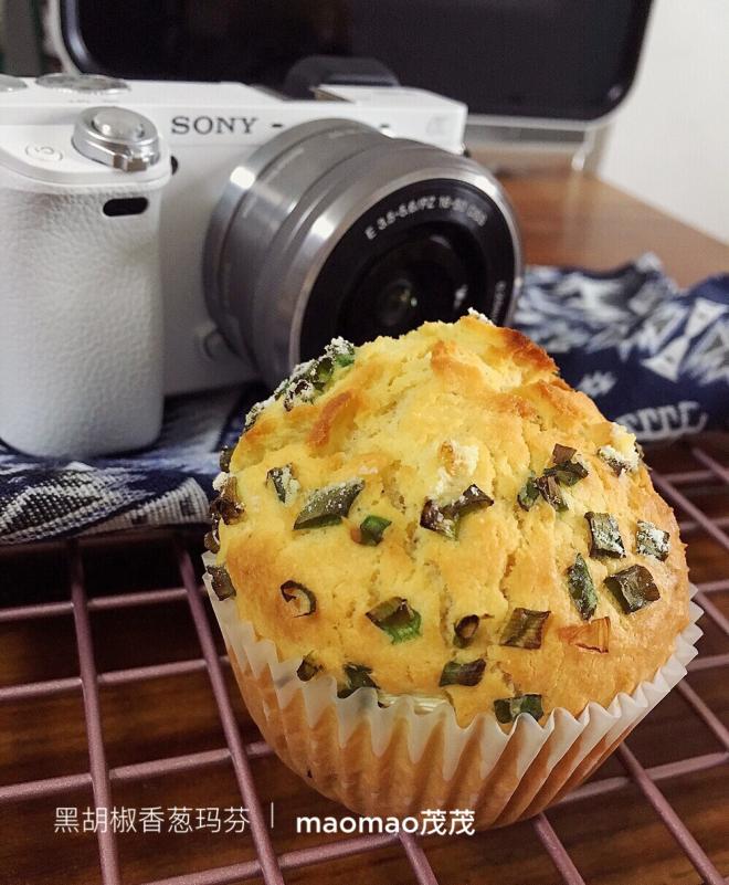 咸味玛芬——黑胡椒香葱玛芬