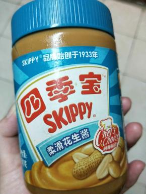 这是我用的花生酱，也可以用颗粒型的或者加点花生碎