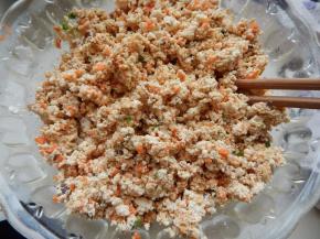 加入鸡汁搅拌好