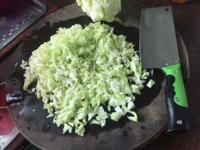 卷心菜切碎