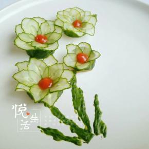 被拍在案板上的黄瓜也可以如此美丽