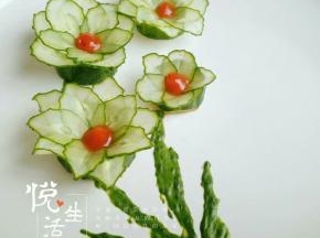 被拍在案板上的黄瓜也可以如此美丽