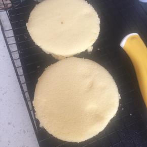 准备好所有材料，然后提前先烤完蛋糕胚，切两片小于6寸的。（任何口味的都行，自己提前准备好。我是用的小四卷方子，方便省时）