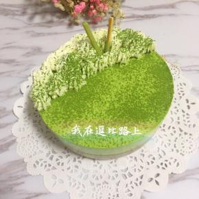 冷藏四小时后用吹风机吹模具边缘就可脱模啦