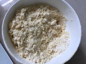 搅拌至雪花絮状即可