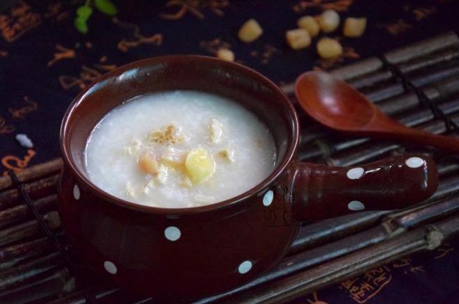 白果腐竹瑶柱粥