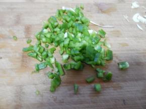 菜椒切碎