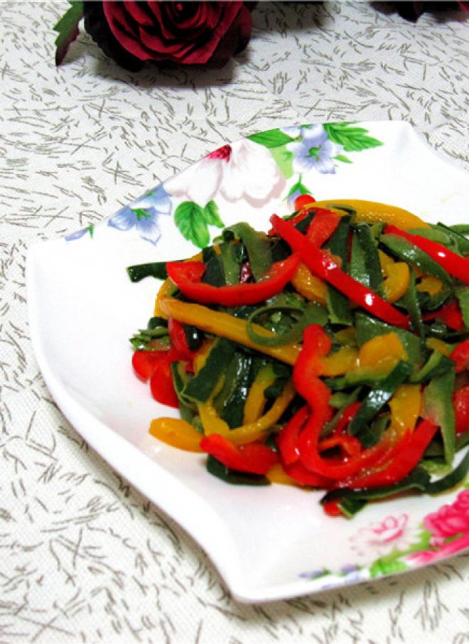 彩椒冬瓜皮--女士美容菜