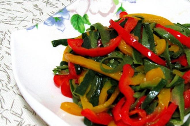 彩椒冬瓜皮--女士美容菜