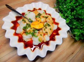 蒸好的放一些生抽