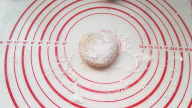 取个剂子按扁。