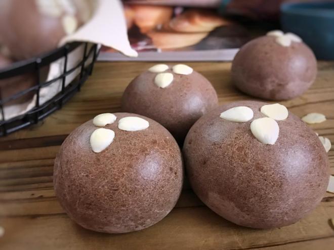 可可麻薯蜜豆包